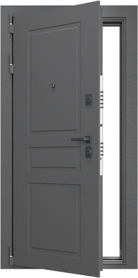 Входная  дверь Premium MP 5.1  Муар гранит черный
