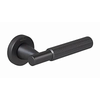 Ручки дверные CEBI SOHO STRIPED (в полоску) цвет MP27 черный матовый никель
