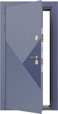 Входная  дверь Premium NoFrost 2P 6.1  Муар металлик Графит