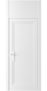 Дверной декор Фальш фрамуга Гладкая Дверь Mio 1 Ral 9003