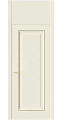 Дверной декор Фальш фрамуга Гладкая Дверь GE1 Ваниль