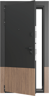 Входная  дверь Premium 2P 4.1  Муар черный