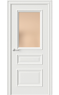Межкомнатная  дверь GL6 Ral 9003
